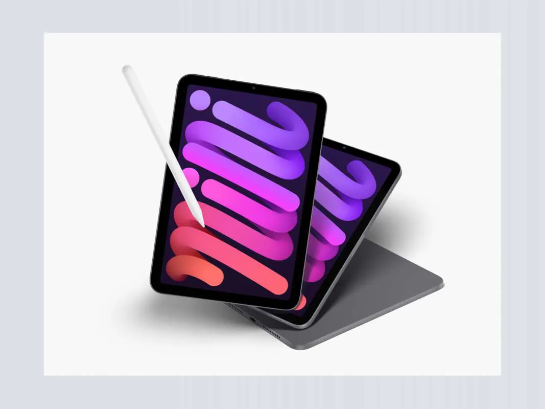Free iPad Mini Mockup for Figma and Adobe XD