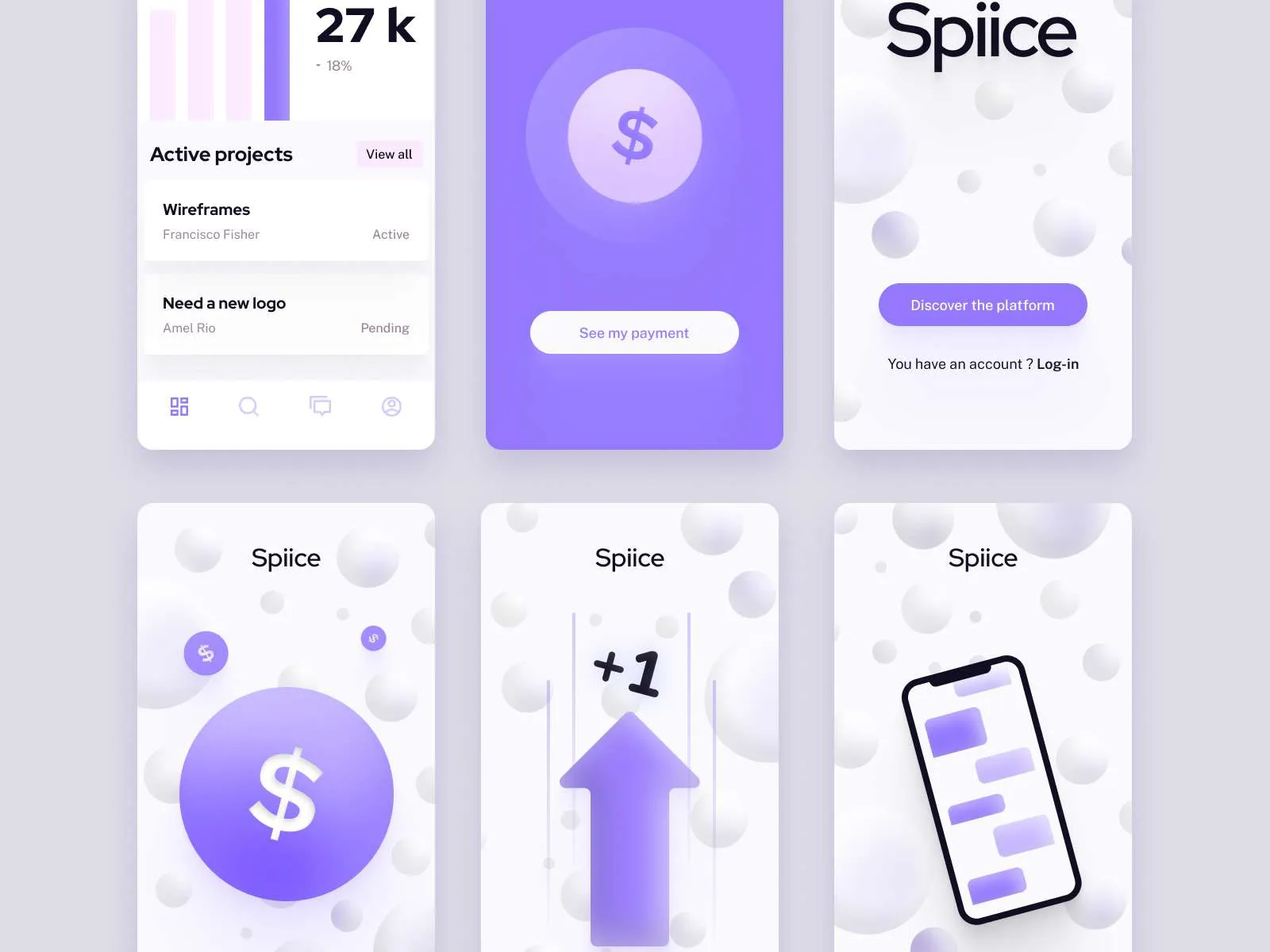 Freelance Platform UI Kit for Figma and Adobe XD No 5