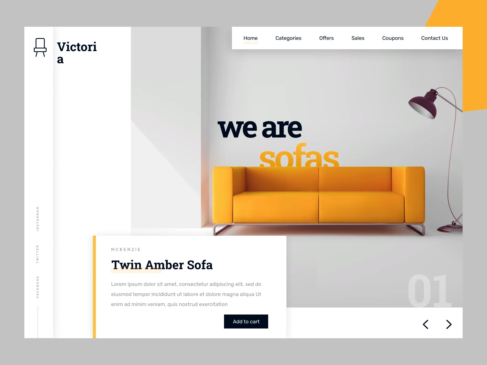 Furniture Ecommerce Shop for Figma and Adobe XD No 4