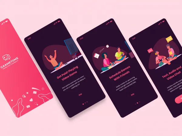 Gaametiime UI Kit for Figma and Adobe XD
