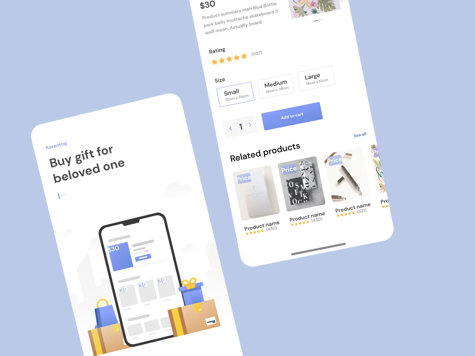 Gift Shop Ui Kit for Figma and Adobe XD No 4