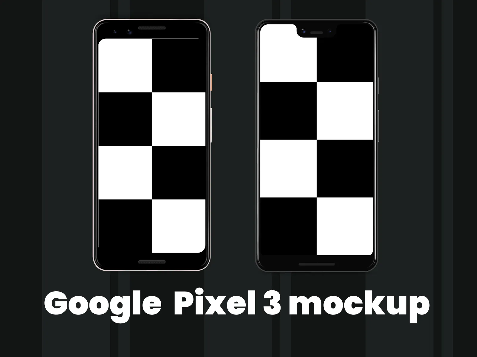 Google Pixel 3 Mockup for Figma and Adobe XD No 5