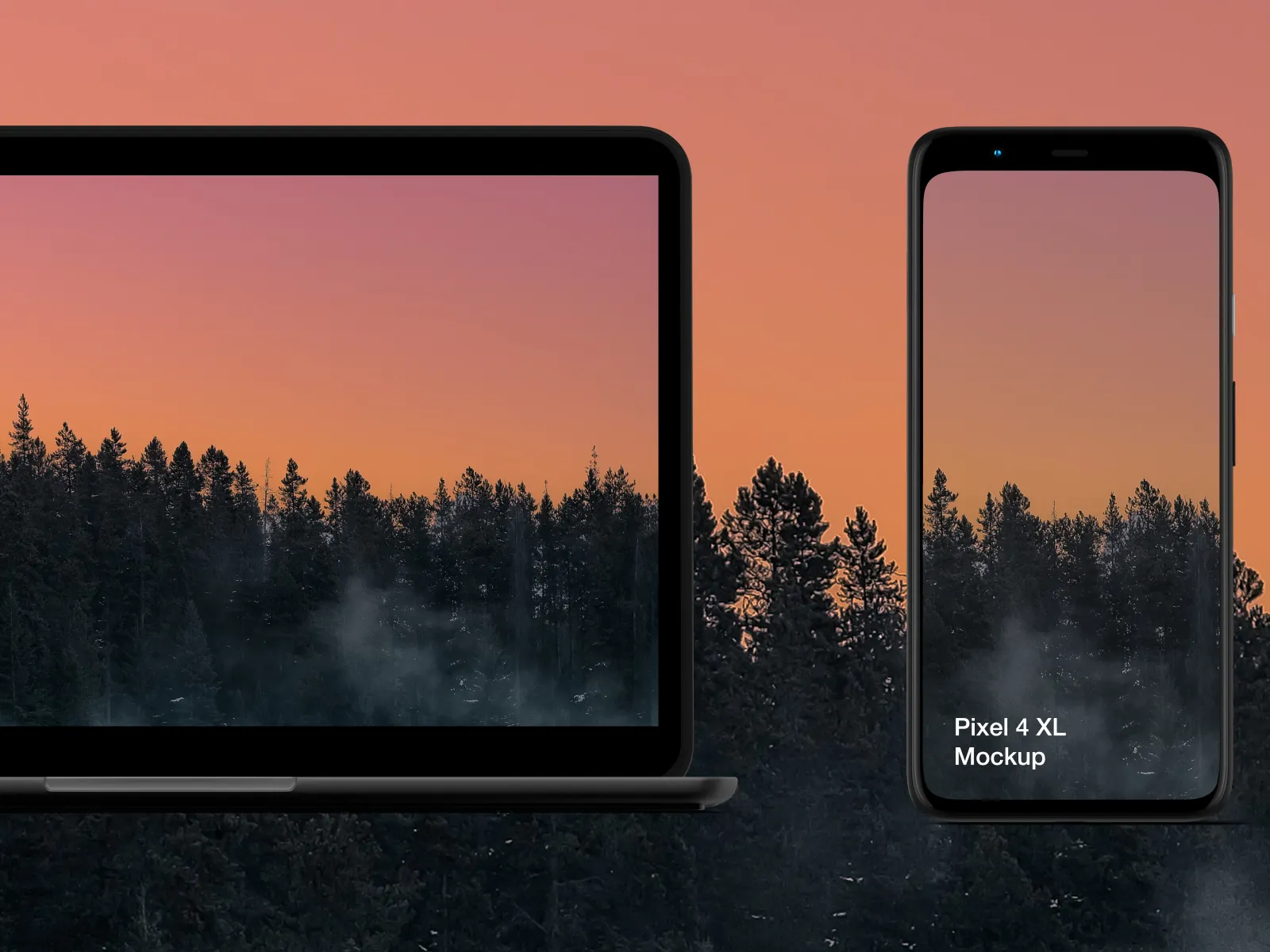 Google PixelBook Go Mockup for Figma and Adobe XD No 4