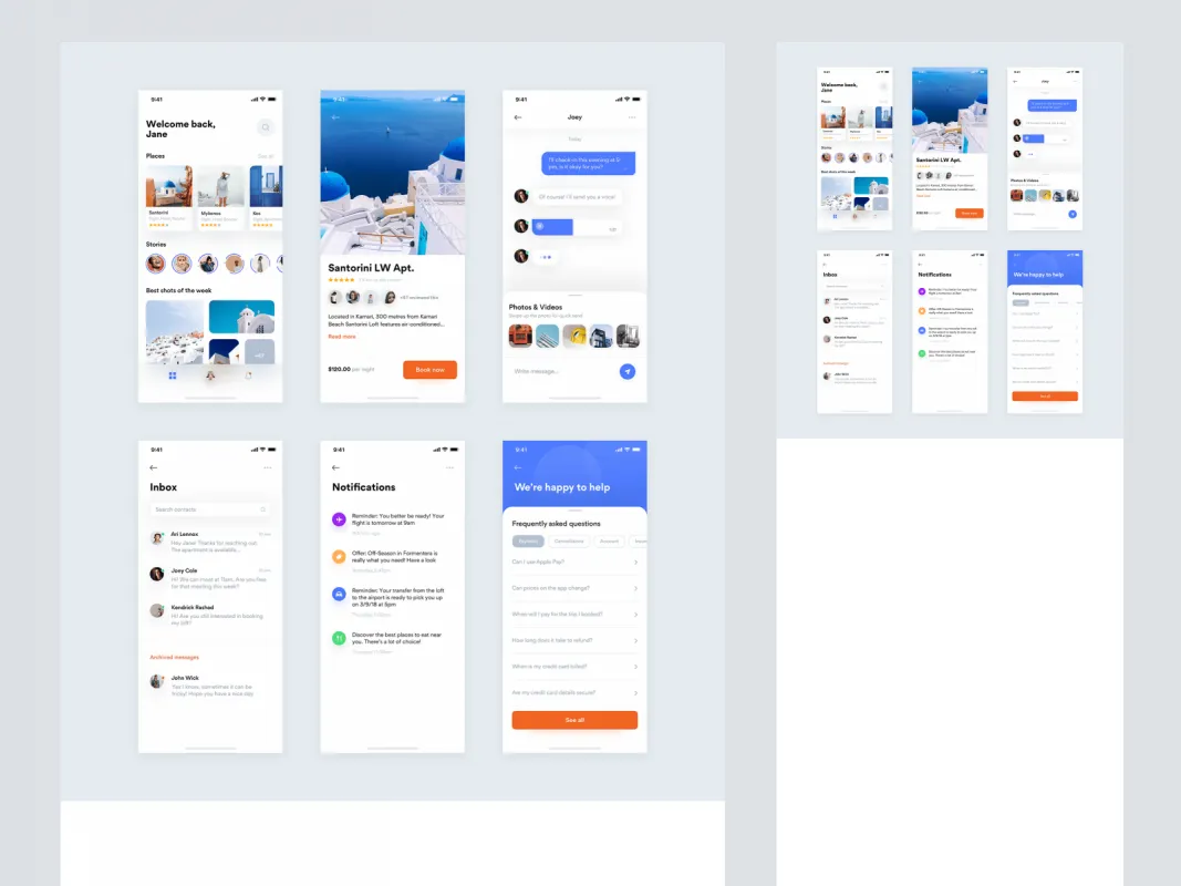 Greece Freebie for Figma and Adobe XD