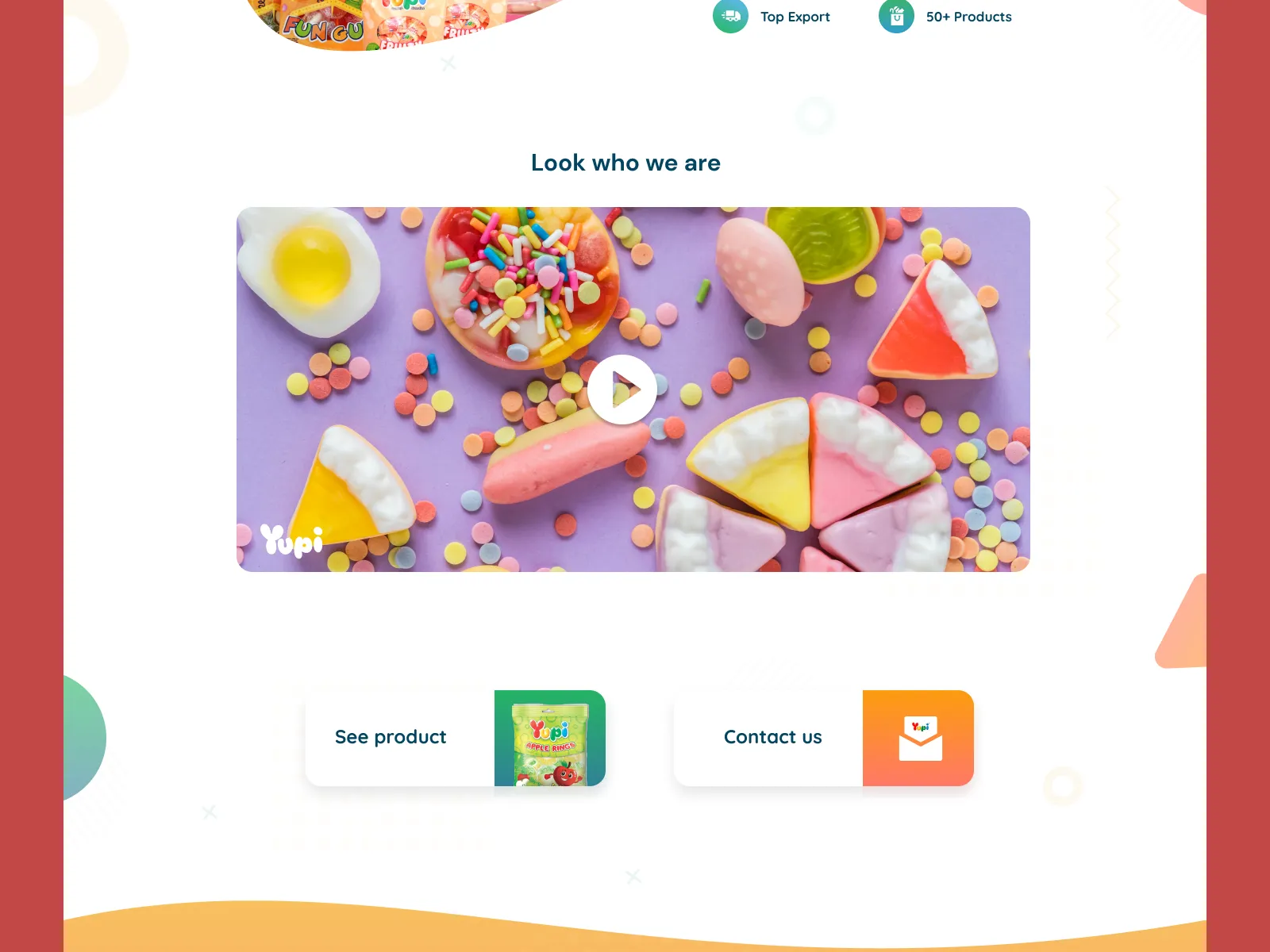 Gummy Candies Home for Figma and Adobe XD No 4