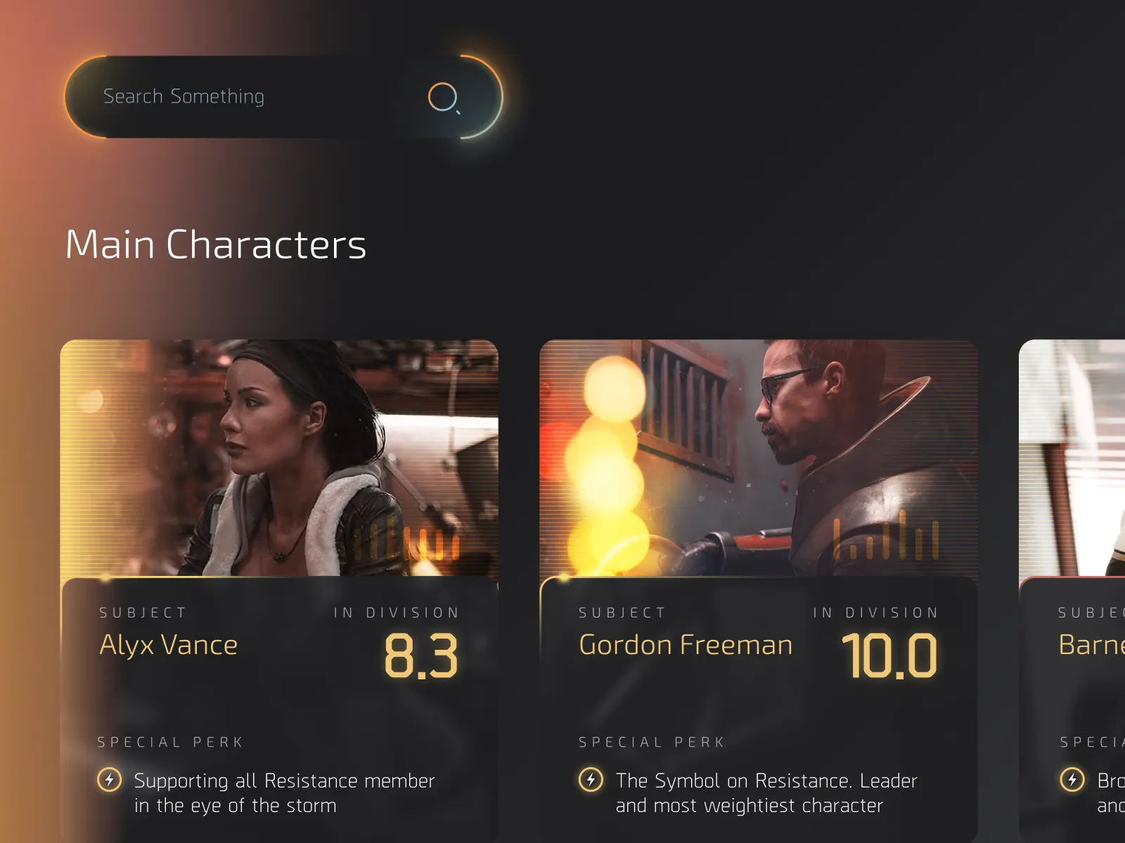 Half-Life Dashboard for Figma and Adobe XD No 4
