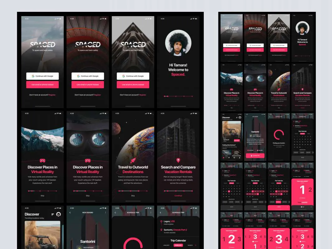 InVision Studio Spaced for Figma and Adobe XD