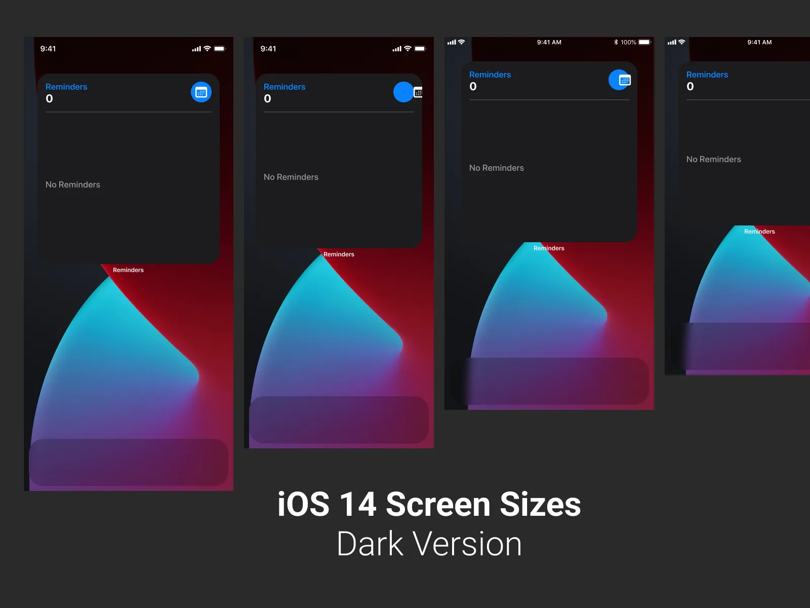 iOS 14 Screen Sizes for Figma and Adobe XD No 4