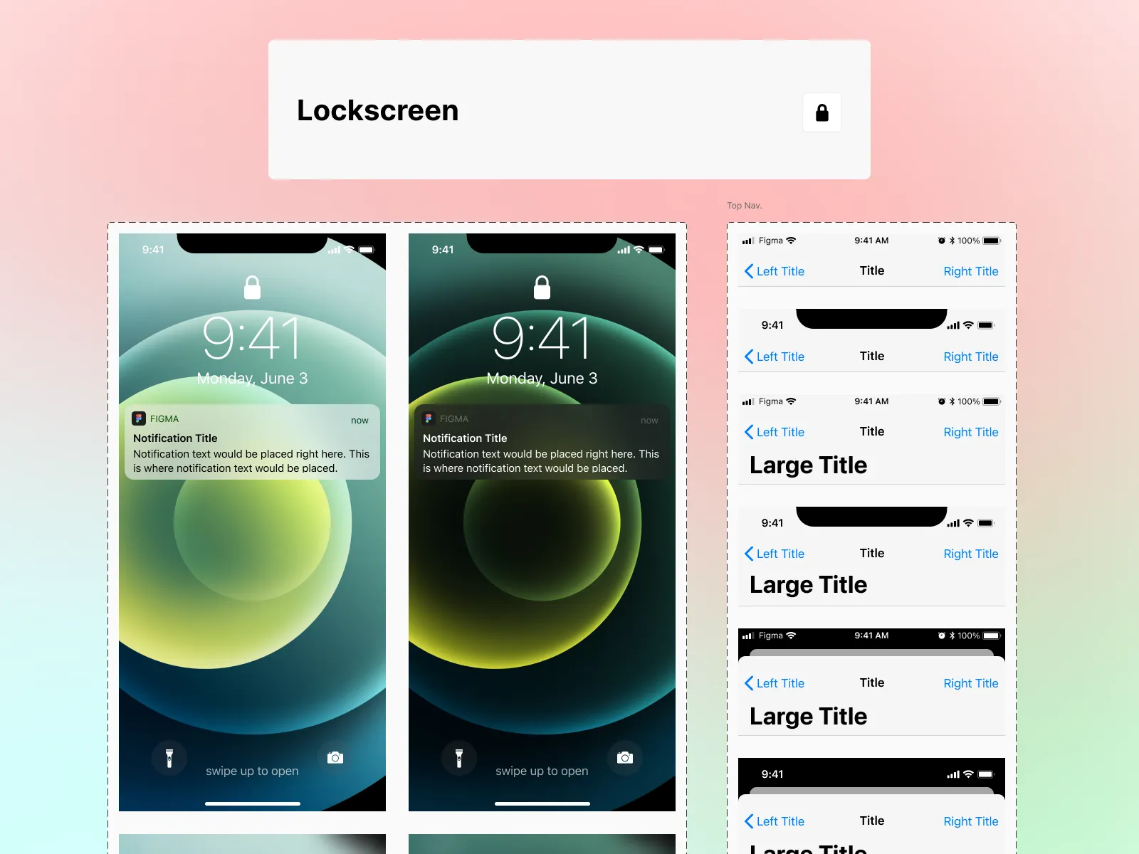 iOS 14 UI Kit for Figma and Adobe XD No 2