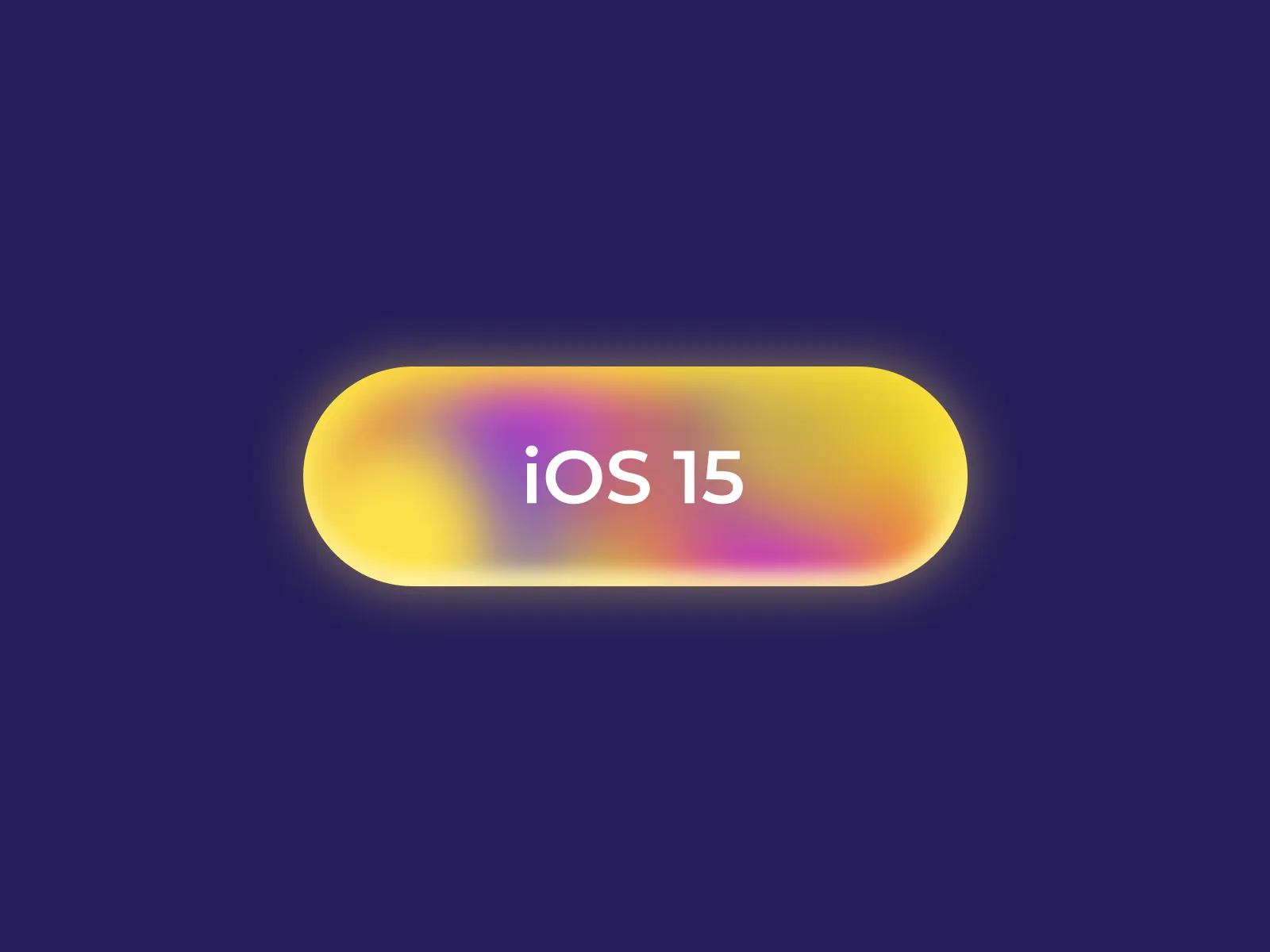 iOS 15 Button for Figma and Adobe XD No 2