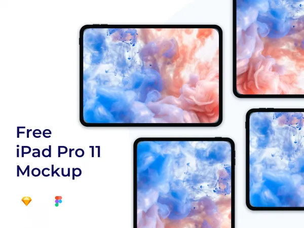 iPad Pro 11? Clay Mockup for Figma and Adobe XD