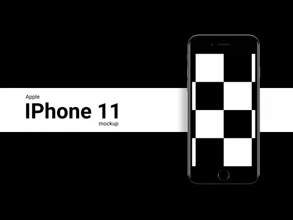 iPhone 11 Color Mockup for Figma and Adobe XD