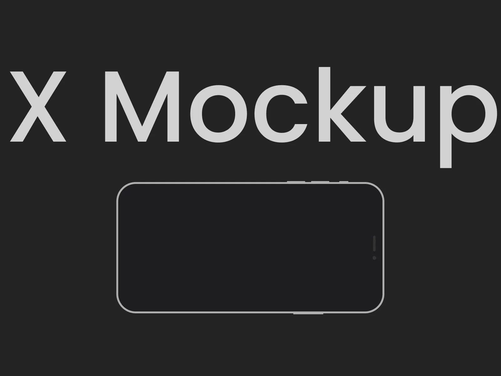 iPhone 11 Pro Flat Mockup for Figma and Adobe XD No 4