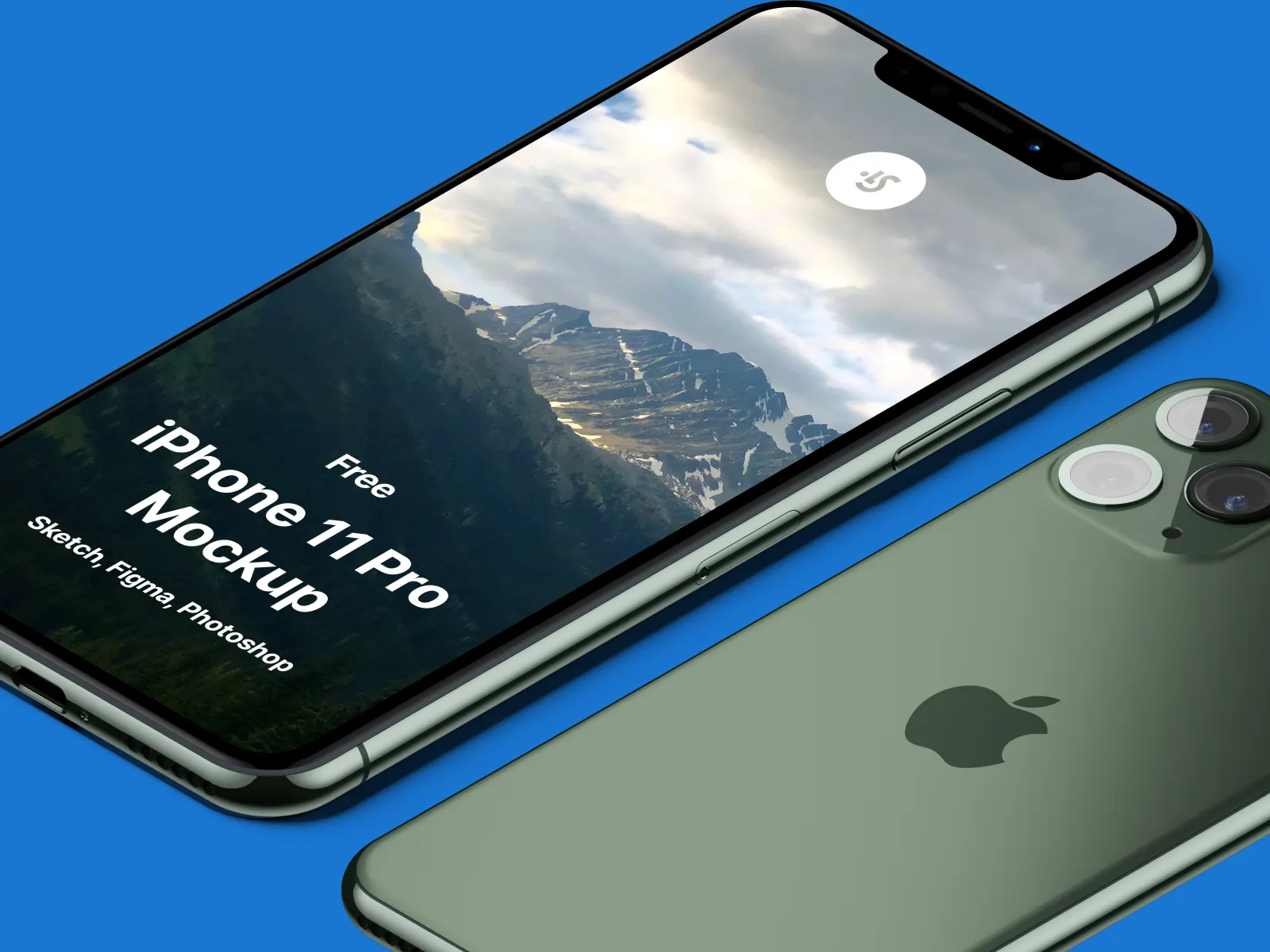 iPhone 11 Pro Perspective Mockup for Figma and Adobe XD No 4