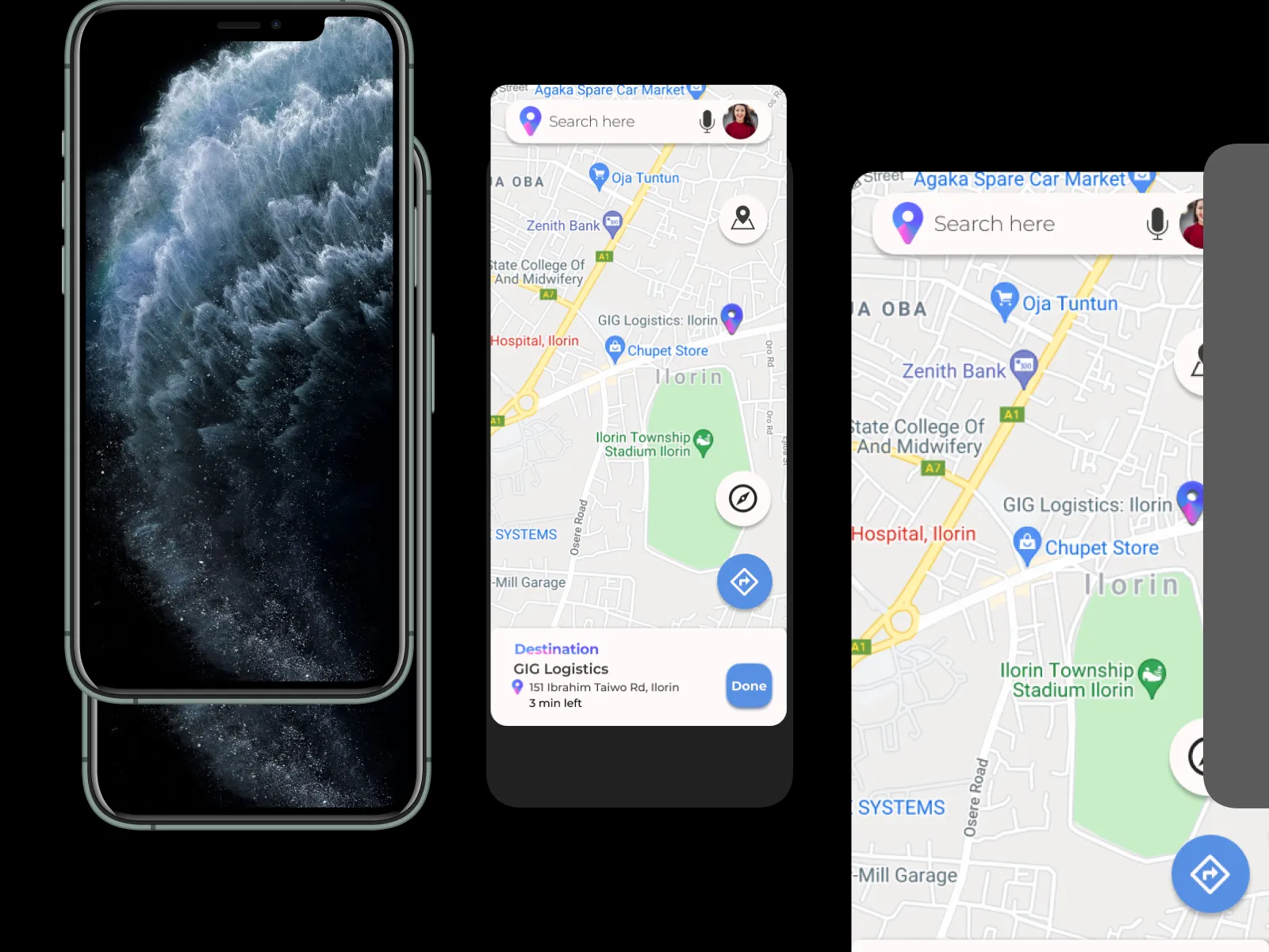 iPhone 11 Pro Realistic Mockup for Figma and Adobe XD No 4