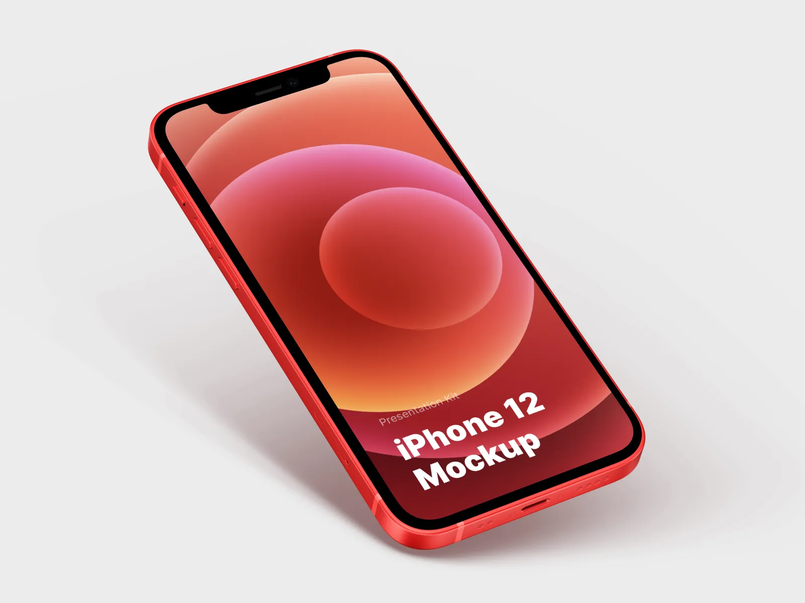 iPhone 12 3D Color Mockup for Figma and Adobe XD No 4