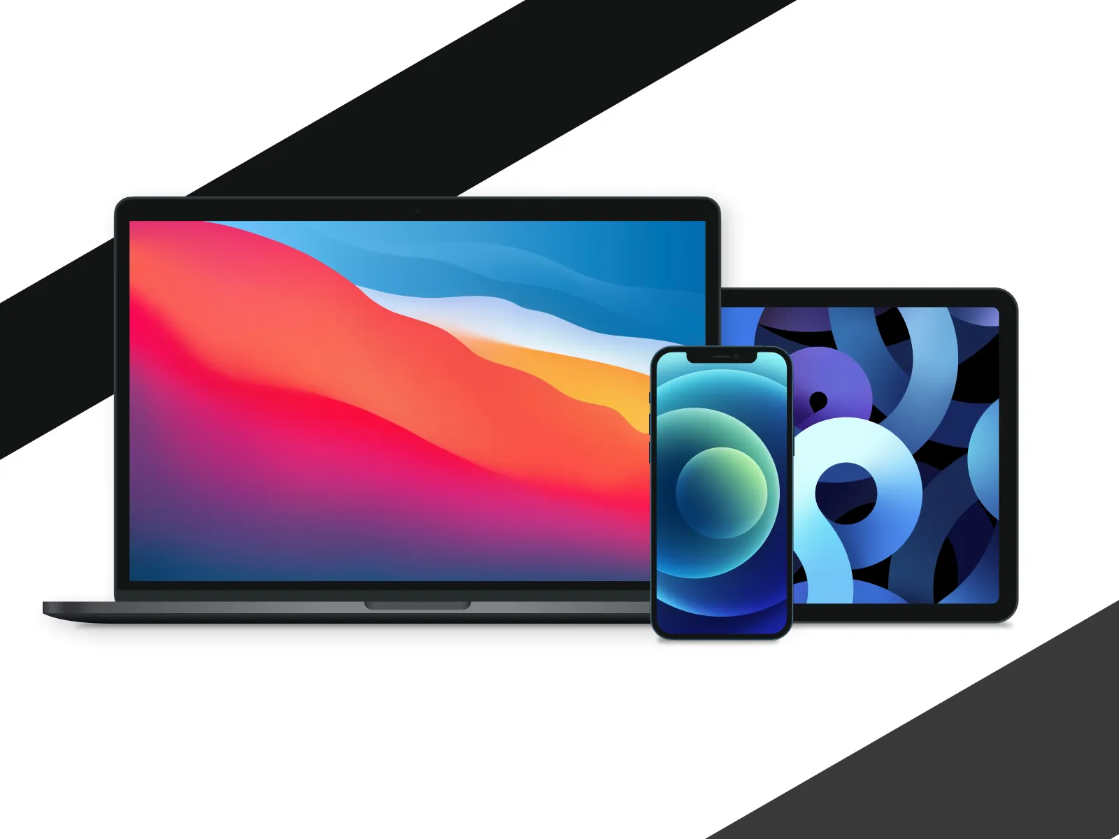 iPhone 12 Flat Mockup for Figma and Adobe XD No 4