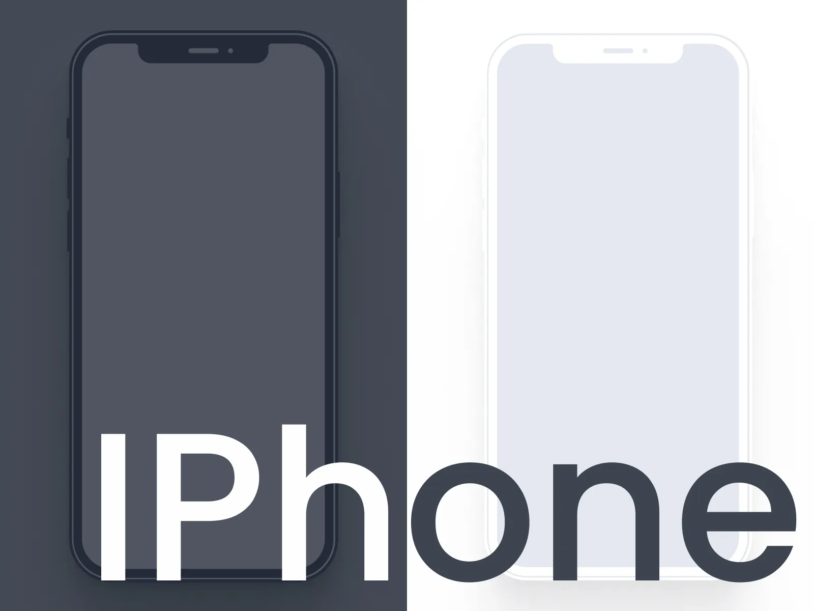 iPhone 12 Pro Mockup Light & Dark for Figma and Adobe XD No 4