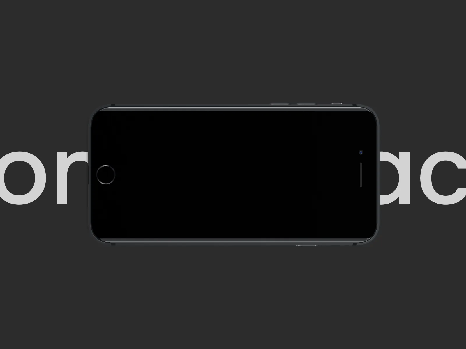 iPhone 7 Black Mockup for Figma and Adobe XD No 4