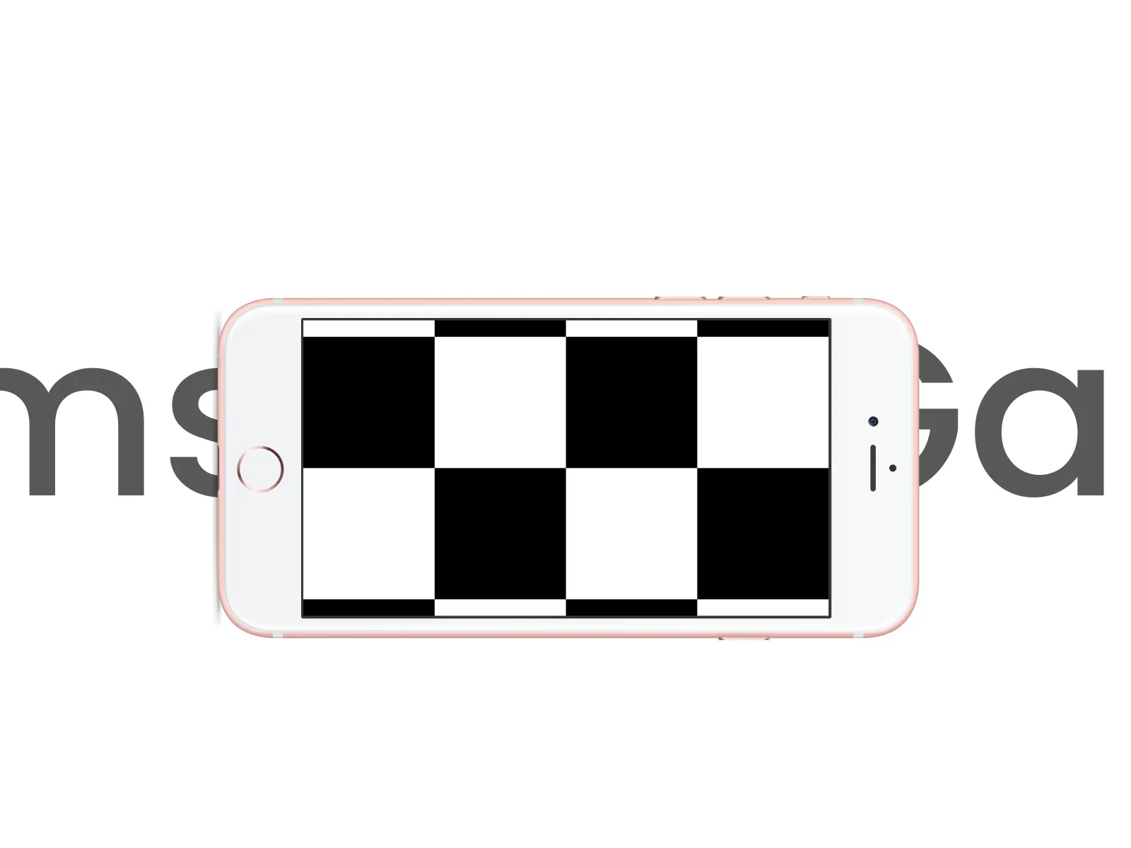 iPhone 7 White Mockup for Figma and Adobe XD No 4