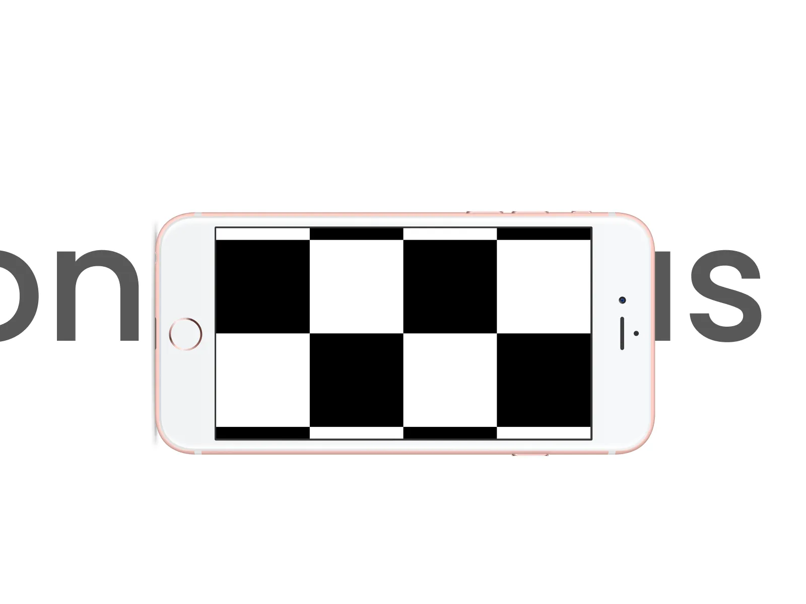 iPhone 8 Plus Black Mockup for Figma and Adobe XD No 4