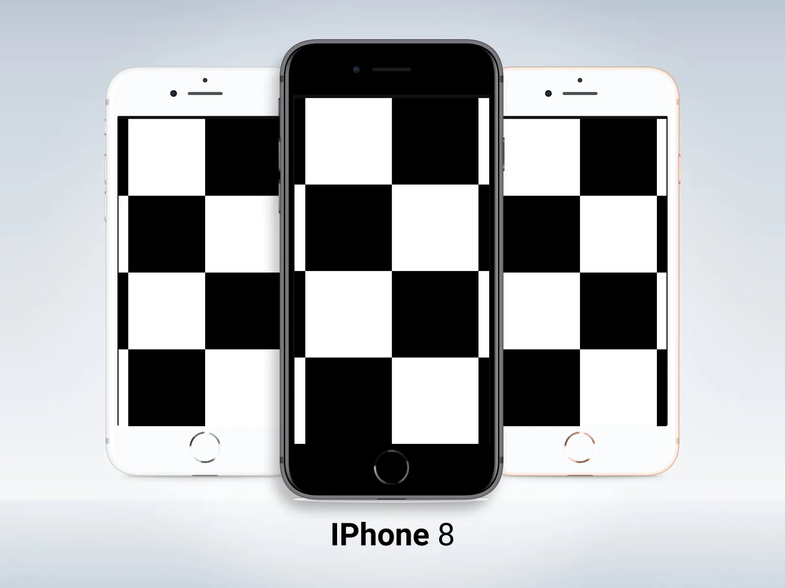 iPhone 8 Plus White Mockup for Figma and Adobe XD No 4