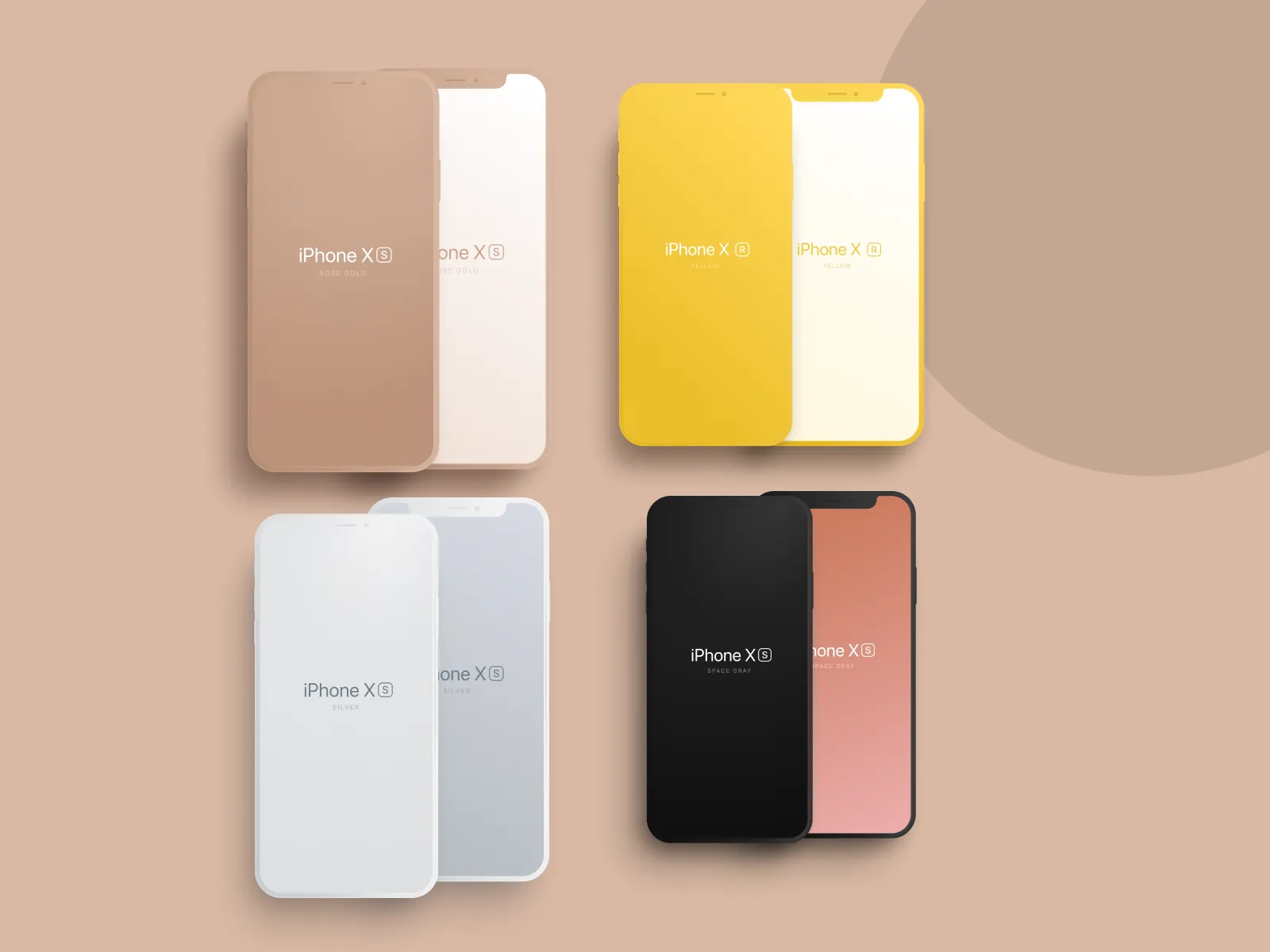 iPhone 8, X and XS Matte Mockup for Figma and Adobe XD No 5