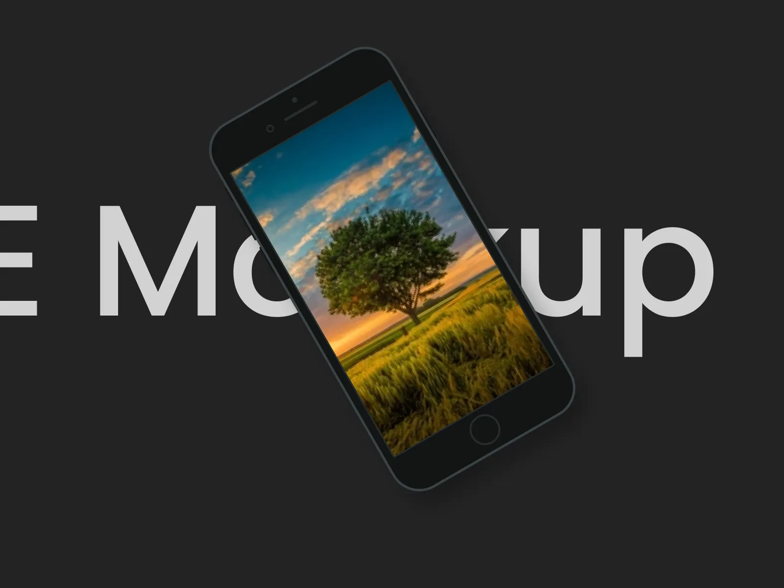 iPhone SE Mockup for Figma and Adobe XD No 2
