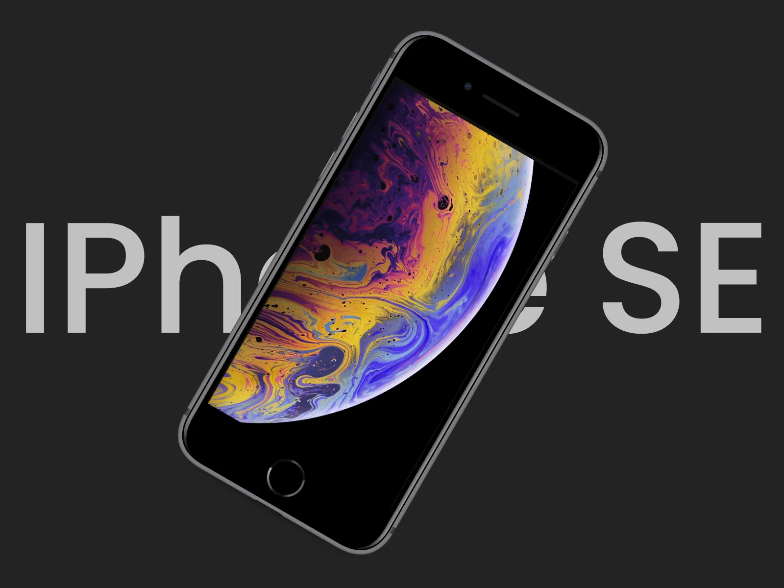 iPhone SE Realistic Mockup for Figma and Adobe XD No 2