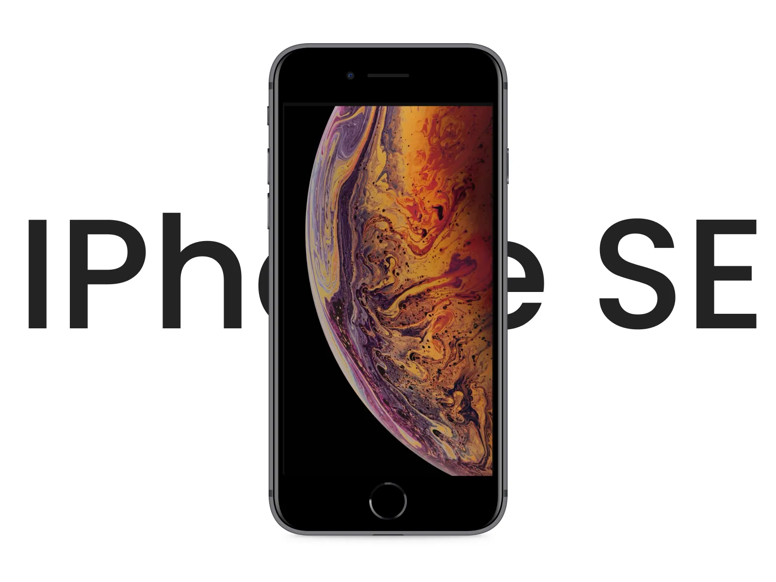 iPhone SE Realistic Mockup for Figma and Adobe XD No 4