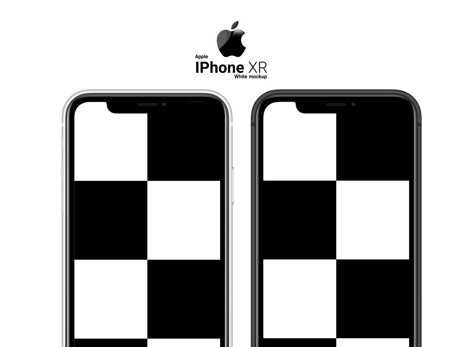 iPhone XR Mockup for Figma and Adobe XD No 4