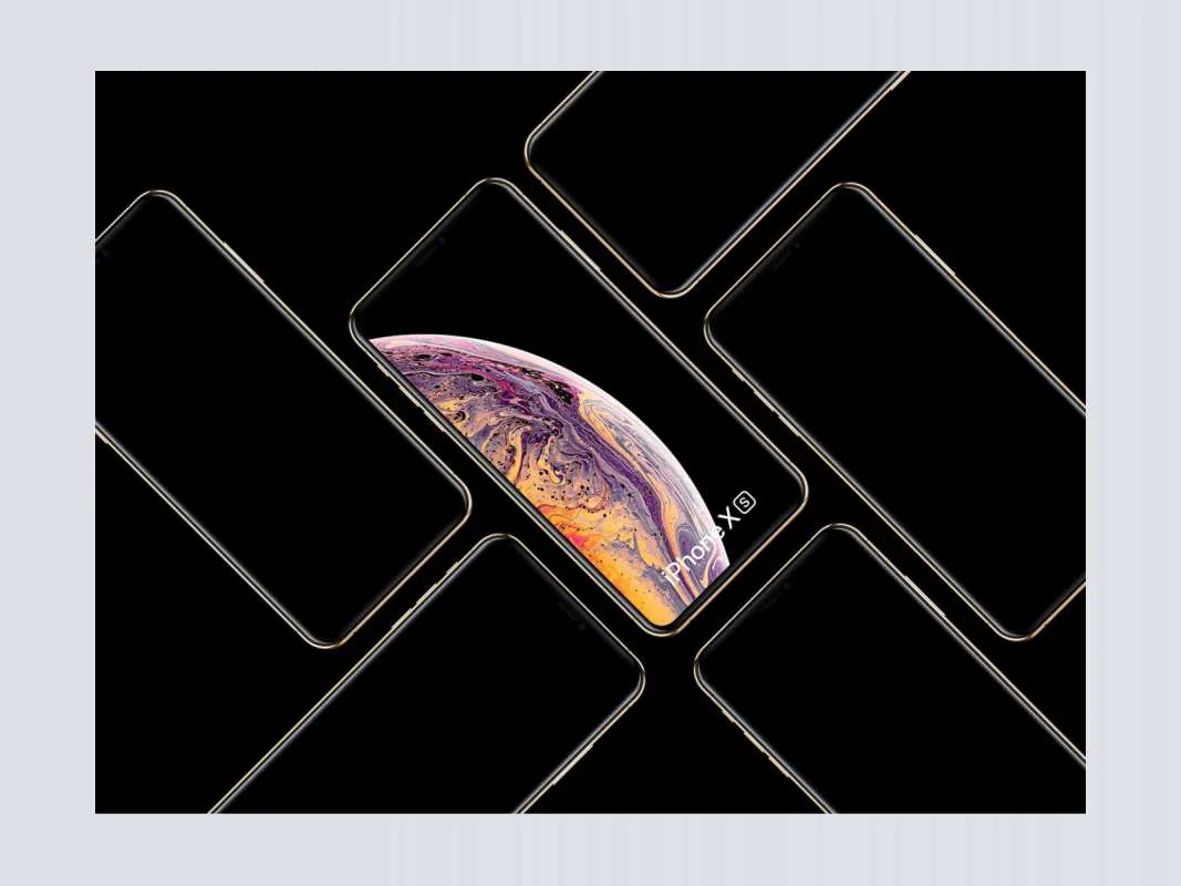 iPhone Xs and iPhone Xs Max Mockups for Figma and Adobe XD