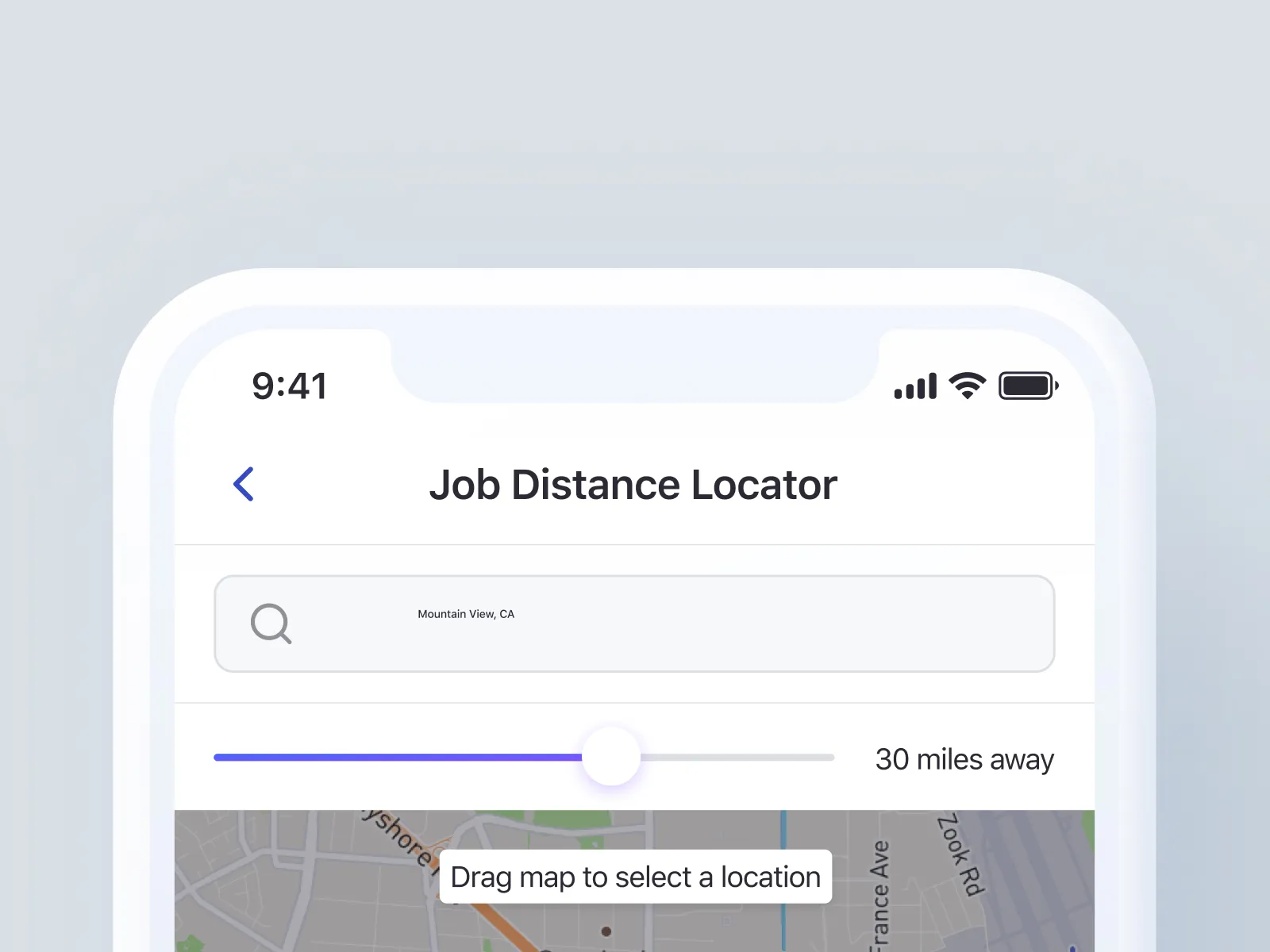 Job Finder App for Figma and Adobe XD No 2