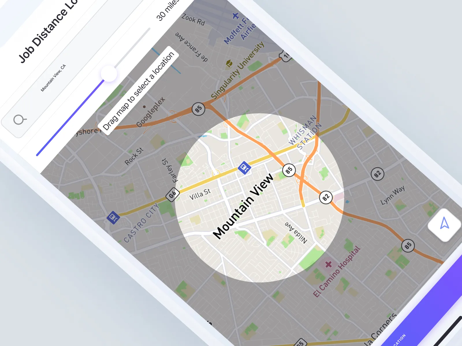 Job Finder App for Figma and Adobe XD No 5