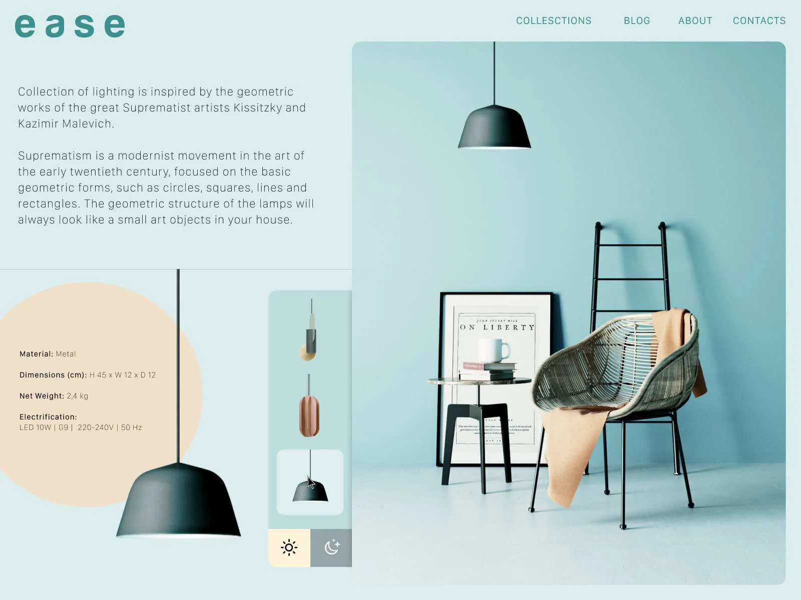 Lamp Shop for Figma and Adobe XD No 4