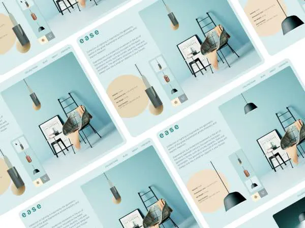 Lamp Shop for Figma and Adobe XD