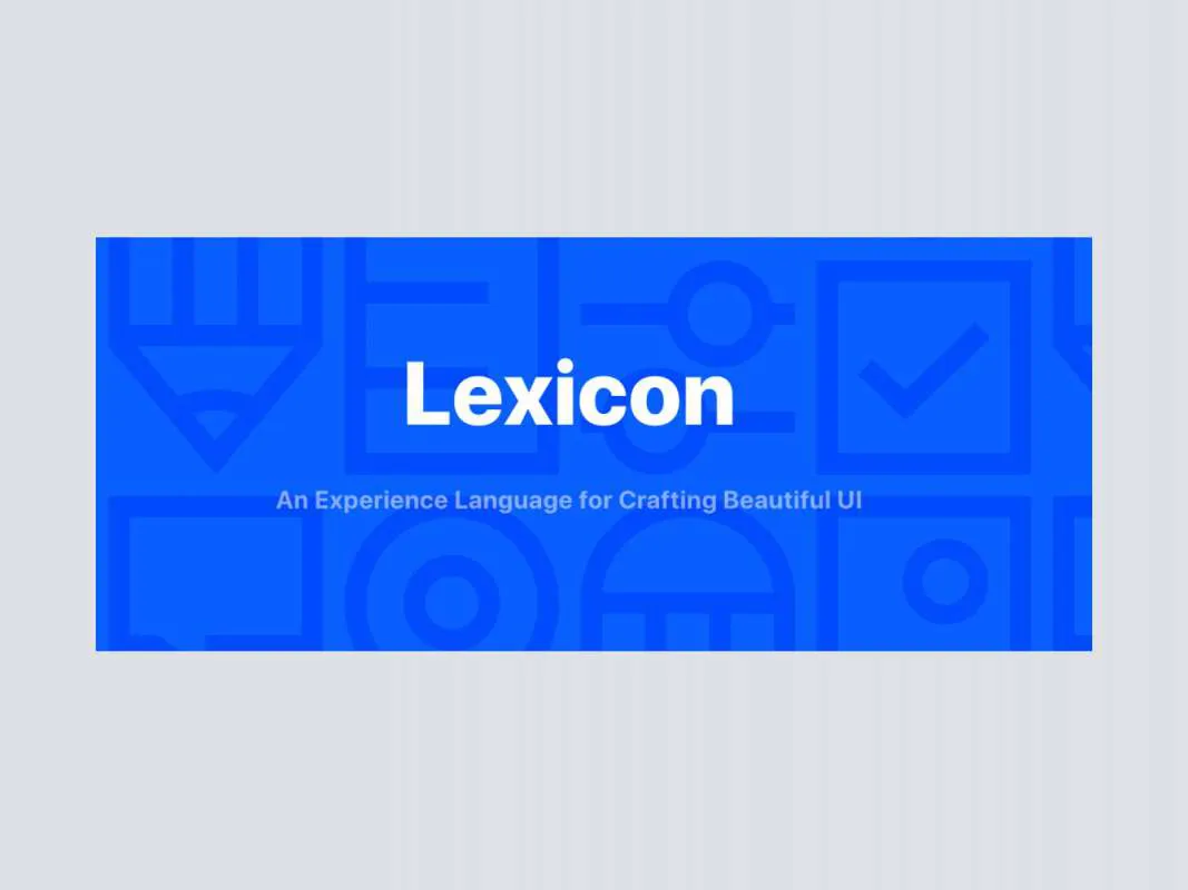 Lexicon for Figma and Adobe XD