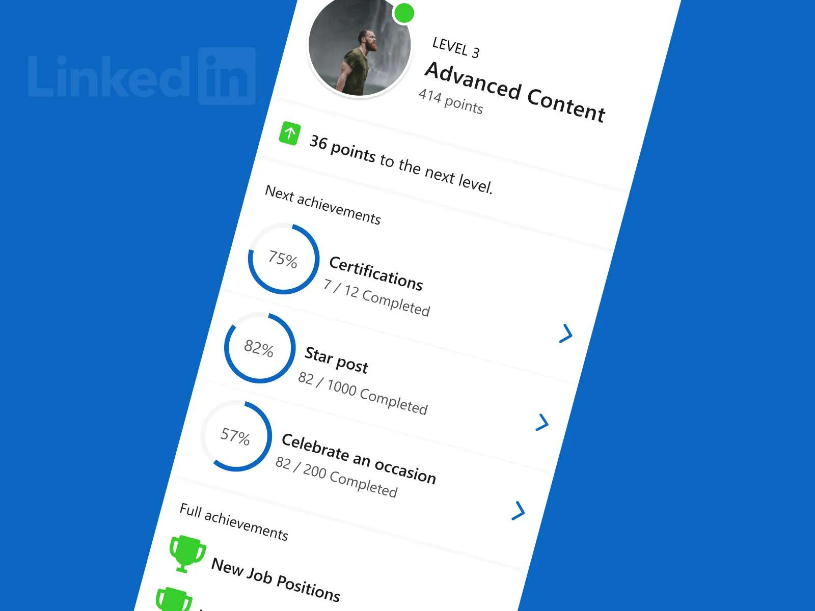 Linkedin Profile for Figma and Adobe XD No 4
