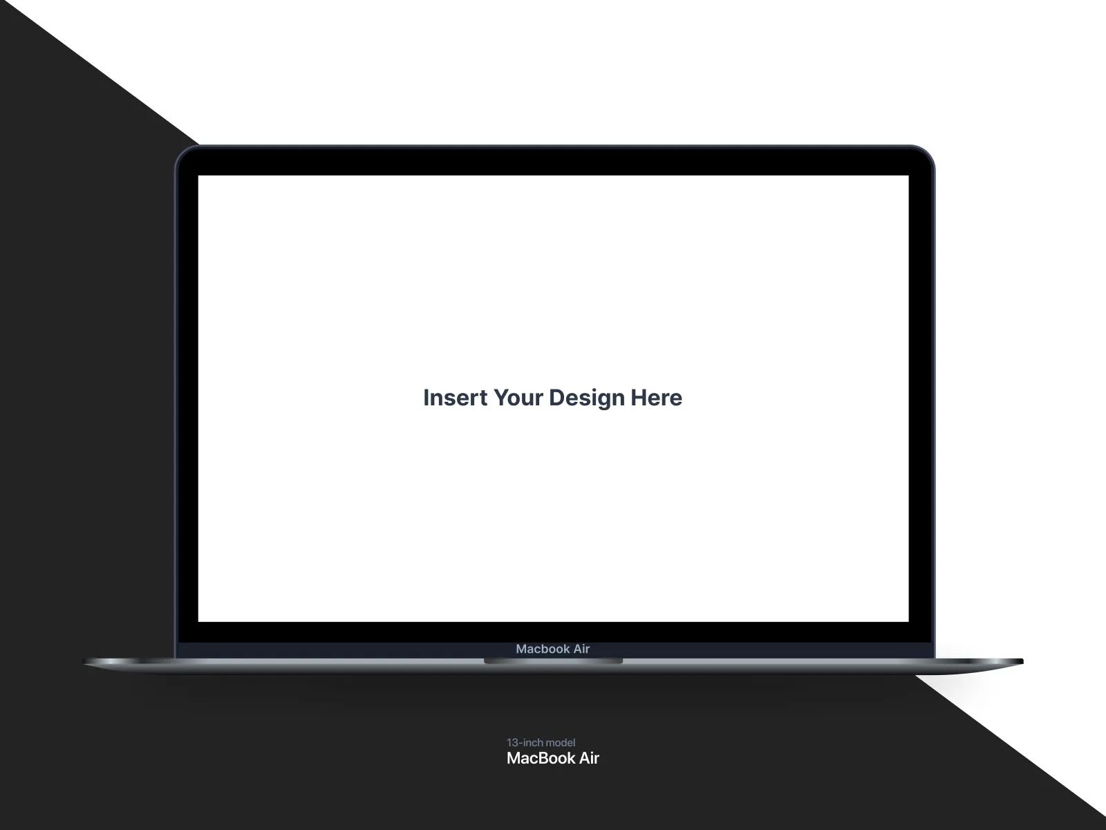 Macbook Air Realistic Mockup for Figma and Adobe XD No 2