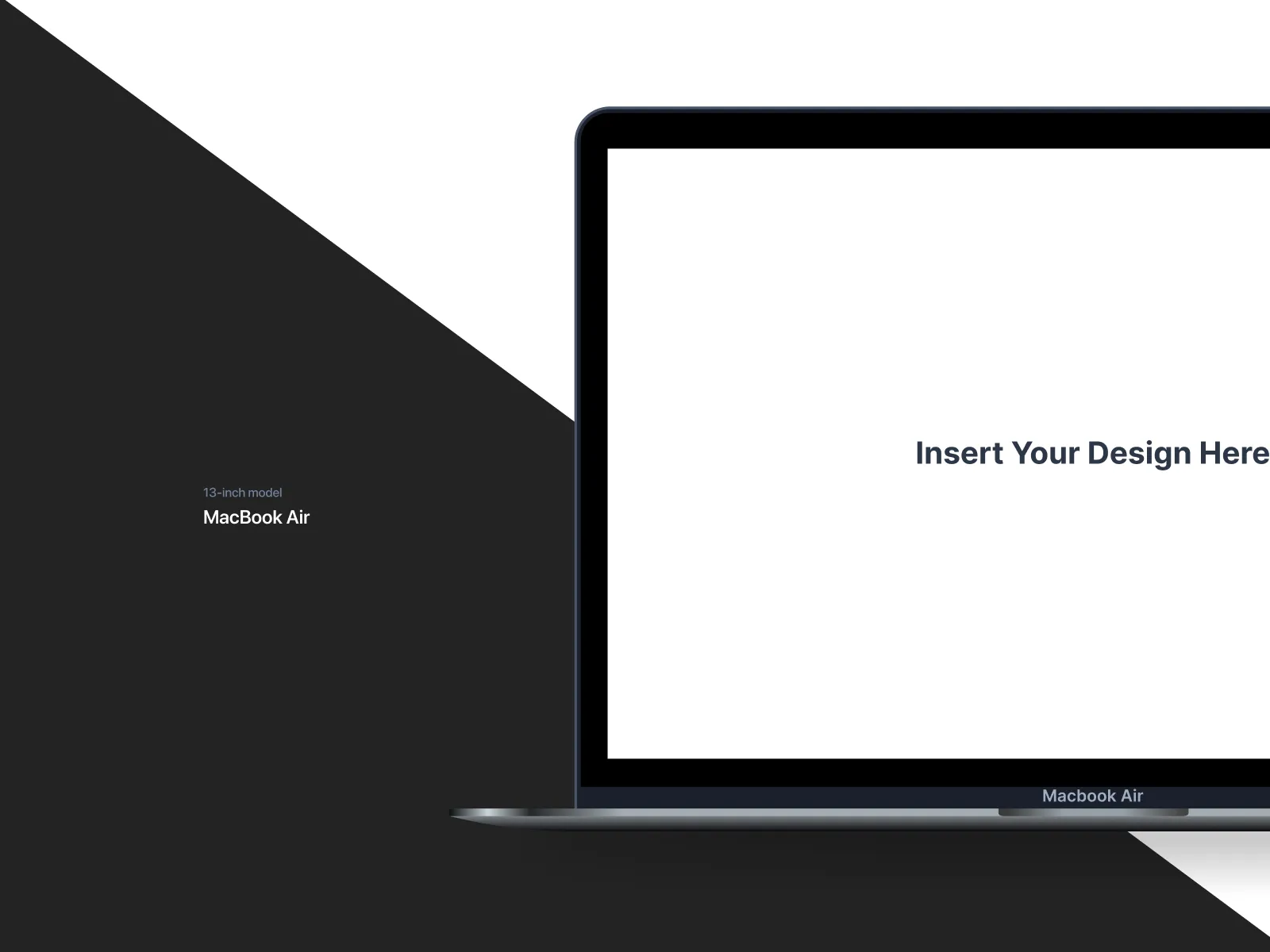Macbook Air Realistic Mockup for Figma and Adobe XD No 4