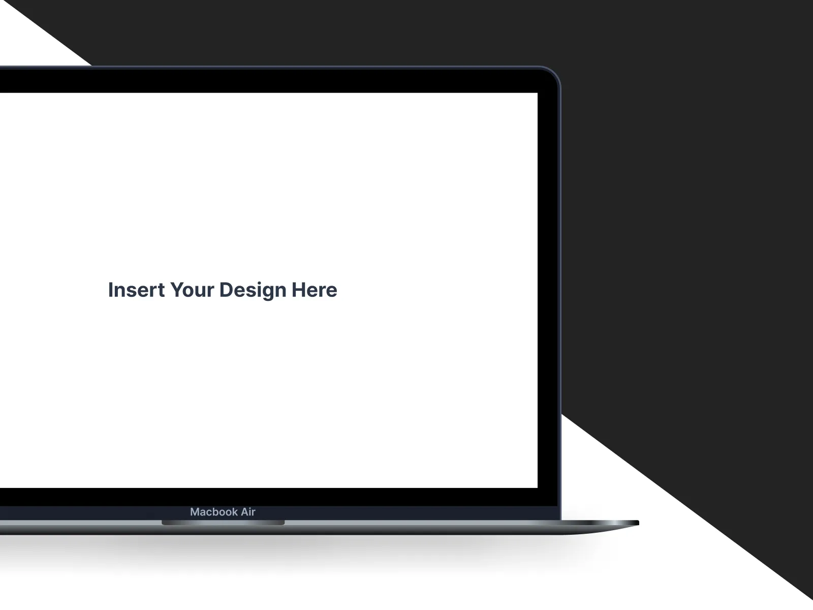Macbook Air Realistic Mockup for Figma and Adobe XD No 4