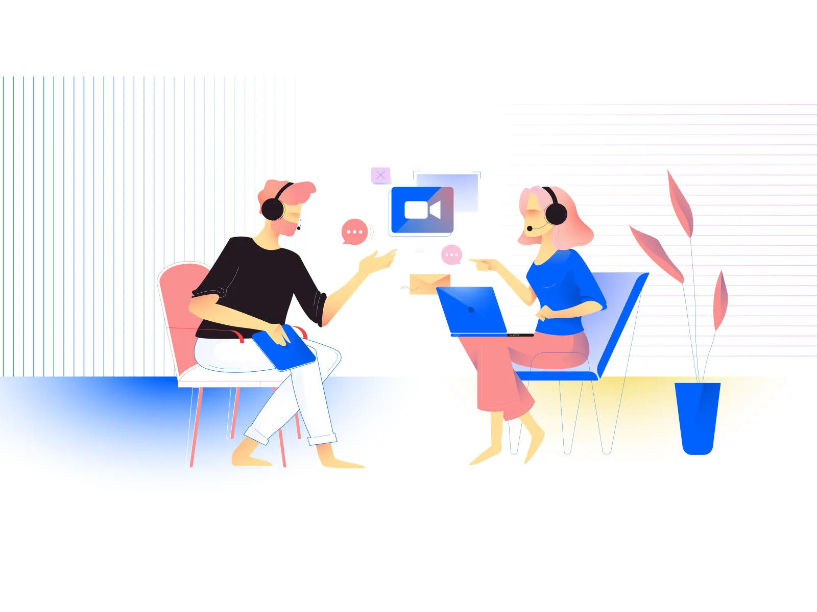 Meetup Illustrations for Figma and Adobe XD No 5