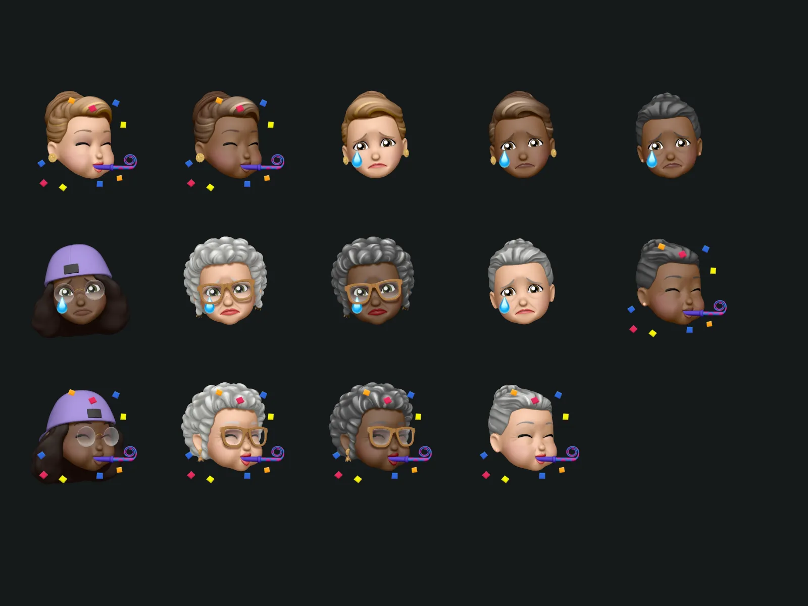 Memoji Icon Pack (+1500) for Figma and Adobe XD No 4