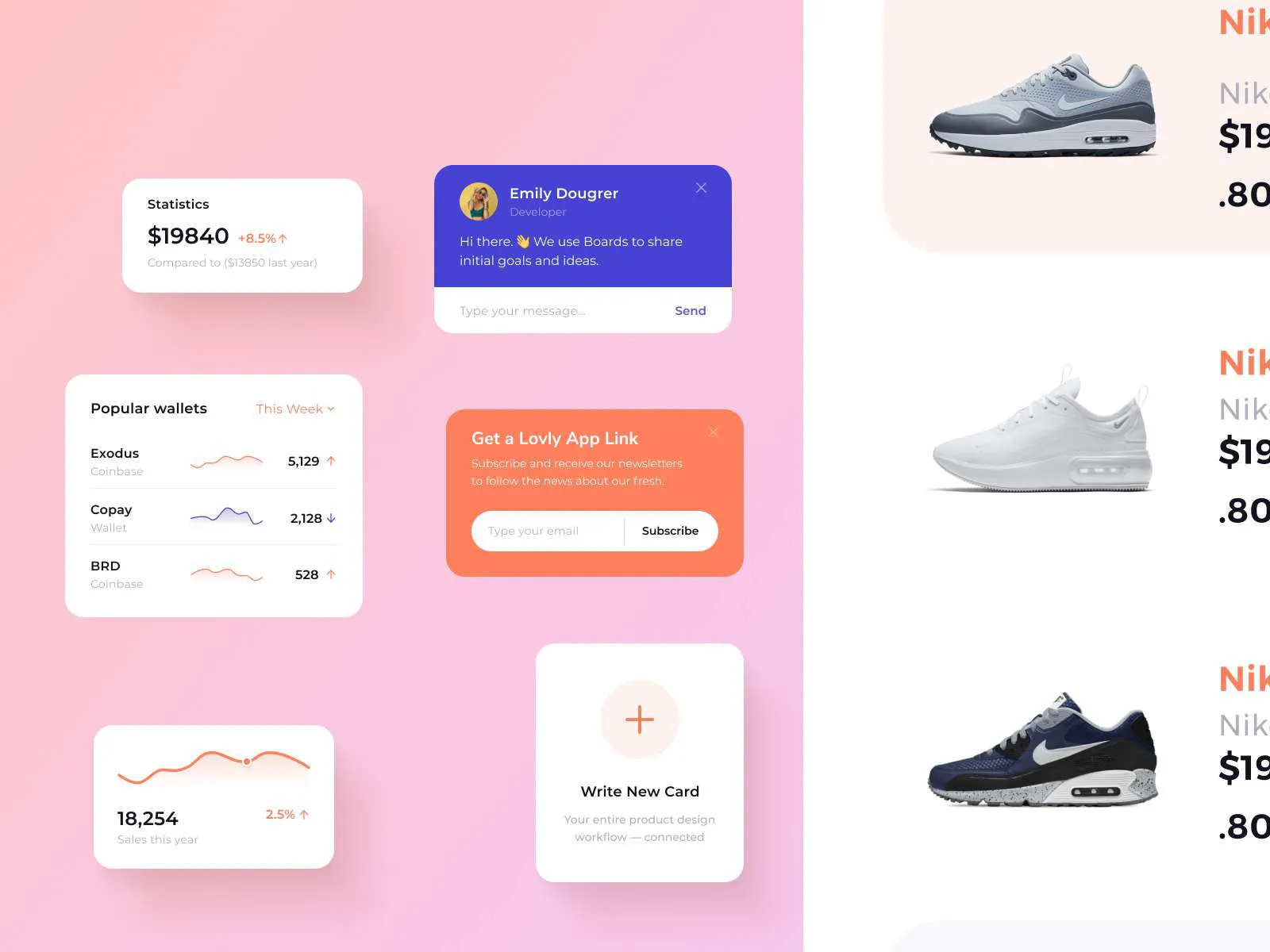 Minimal and Clean UI Elements for Figma and Adobe XD No 4