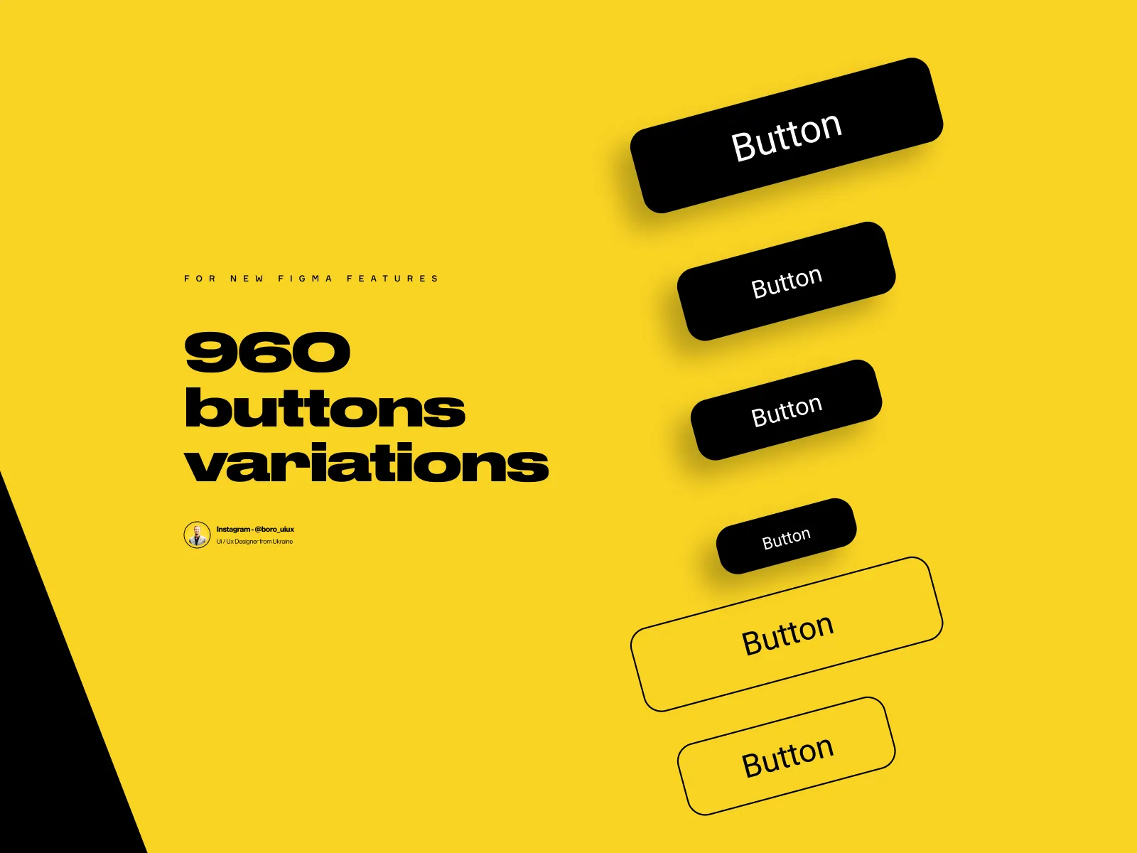 Minimal Buttons for Figma and Adobe XD No 4