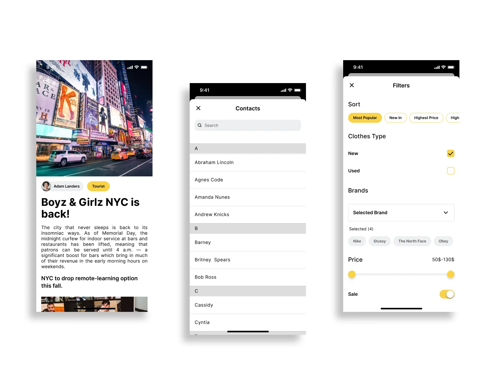 Mobile Design System Starter UI Kit for Figma and Adobe XD No 2