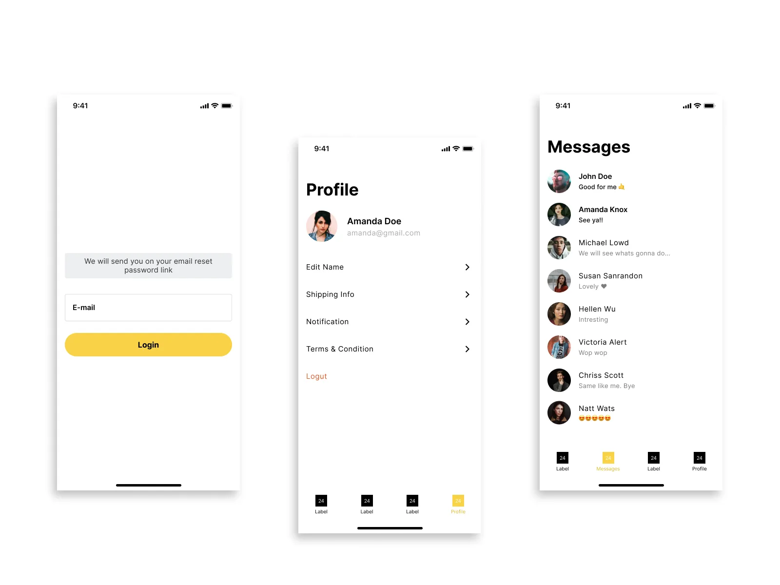 Mobile Design System Starter UI Kit for Figma and Adobe XD No 4