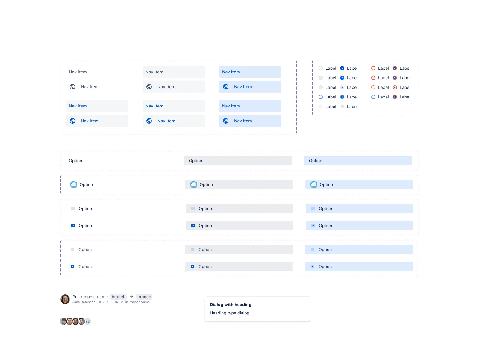 Molecular Components Pack for Figma and Adobe XD No 4