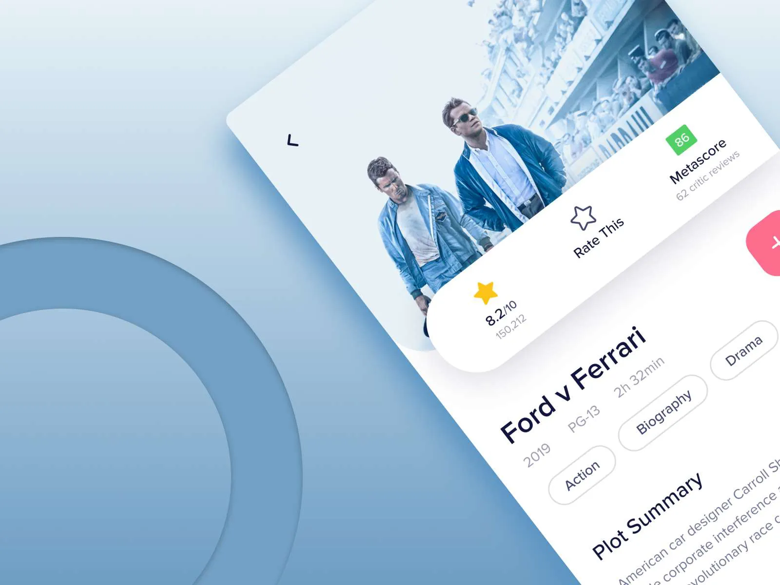 Movie App for Figma and Adobe XD No 2