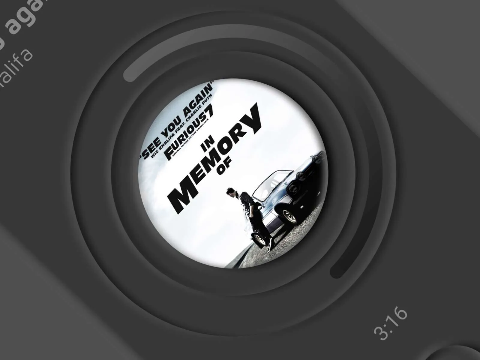 Neomorphism Dark Mode Play Music for Figma and Adobe XD No 4